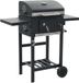 Syfax Houtskoolbarbecue met onderplank zwart