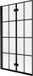 Mexen Mist paravent de douche 2 pièces gauche 100 x 150 cm, grille noire, noir