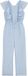 WE Fashion Combinaison pour filles avec structure Bleu pastel Taille 158