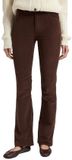 Lee Breese Bootcut Fit Pantalon Taille Haute Marron W27 X L33 Femme