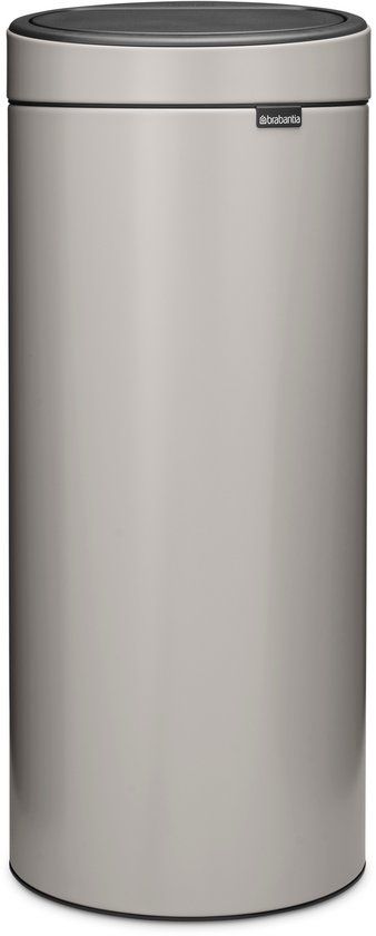 Brabantia Touch Bin Prullenbak - 30 liter - Soft Grey