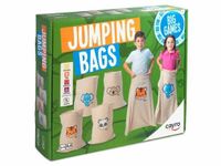 Cayro Jumping Bags - Zaklopen Springzakken met Vrolijke Dierenillustraties - Tijger, Panda, Olifant en Koala - 4 Sacs van 70x55 cm - Binnen en Buiten te Spelen - 2-4 Spelers - Vanaf 5 Jaar - Cayro Collection