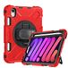 Beschermhoes iPad Mini 6 8.3 inch 2021 hoes schokbestendig schouder tablet standaard 360 graden draaibaar / all-inclusive handlus set valvast