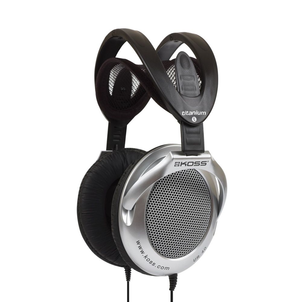 Koss UR40 - Hoofdtelefoon (Over-Ear) - Zwart/Zilver