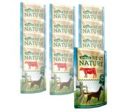 Dehner Best Nature Hondenvoer voor volwassenen, rundvlees en spätzle met wortelen, in zak, 12 x 150 g (1,8 kg)