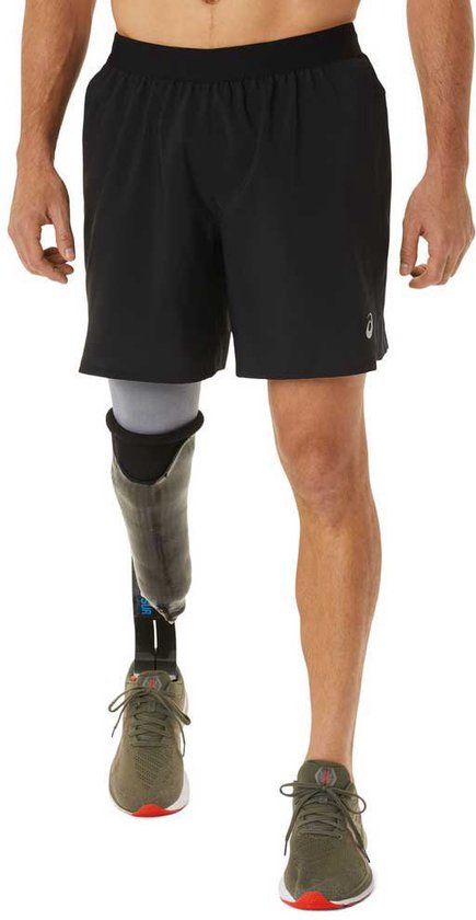 ASICS Road 7" Hardloopshort Heren - Zwart - Maat S