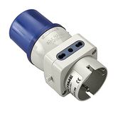 Poly Pool PP0642S industriële adapter, drievoudige CEE 3-polig, stekker IEC309, groot 16 A, 2 Italiaanse standaardstopcontacten en 1 stopcontact