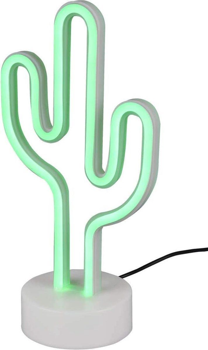 Reality Cactus LED Tafellamp - 15 x 29 cm - Wit