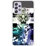 Samsung Bedrukt siliconen hoesje compatibel met Galaxy A52 Tigre swag