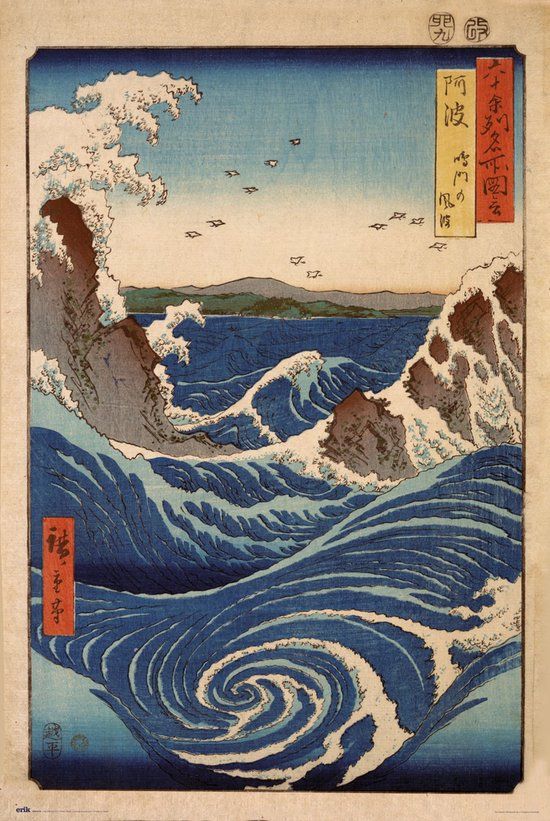 Grupo Your Decoration B.V. Poster The Naruto - Whirlpools 61x91,5cm