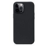 Aaiino Strongly beschermhoes voor iPhone 12 Pro Max, siliconen hoes, stoot- en krasbestendig, Wireless Charge, zachte grip, hoge bescherming, Italiaanse kwaliteit, zwart