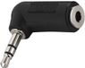 Monacor NTA-335A 3.5 mm adapter zwart
