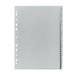 Herlitz 10843712 indextab Grijs