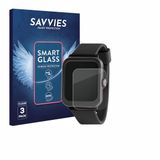 Savvies 3 Stuks Protecteur d'écran - Convient pour Sector Smartwatch S-08 - Film de protection Verre Transparent