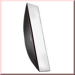Walimex Softbox - 30 x 120 cm - Zwart/Wit