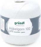 Gründl Wolle 813-101 Haakgaren 100 wit