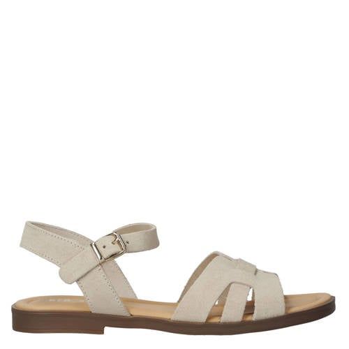 Red Rag suède sandalen beige