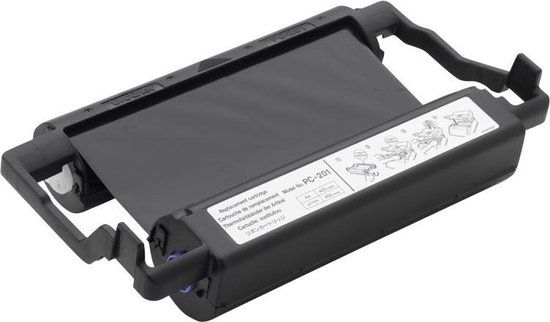 Brother PC-201 Thermotransfer Cartridge - Black