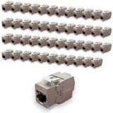 Waytex Keystone RJ45 Cat6a FTP Embases zonder gereedschap