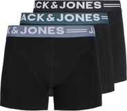 Jack & Jones Sense Trunks 3-pack Noos Hommes Boxershorts - Noir - Taille S