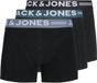 Jack & Jones Sense Trunks 3-pack Noos Hommes Boxershorts - Noir - Taille S