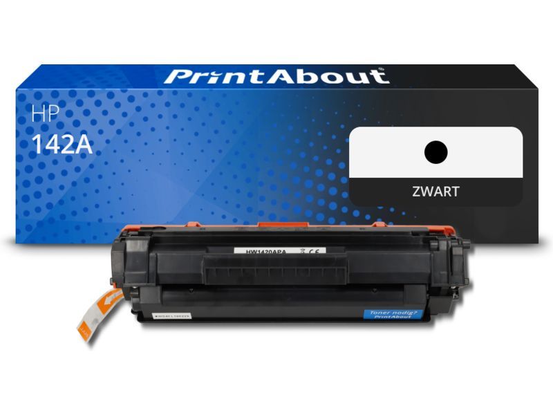 PrintAbout Toner 142A (W1420A) Zwart geschikt voor HP
