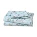 Elite Thuis Producten MICSSFU449HTLCS Hotel Coastal Microfiber Print Sheet Sets, Volledig, Oceanside Sea