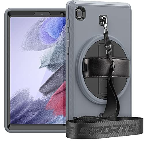 Lobwerk 4in1 hoesje voor Samsung Tab A7 Lite 2021 SM-T220 SM-T225 8,7 pantserbehuizing met displaybescherming + standaardfunctie