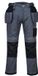 Portwest PW3 Werkbroek met holsterzakken T602 - Grijs/Zwart - 33