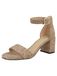 CLARKS Ezoria Mae Sandalen met riem beige / zwart