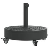 VidaXL Parasolvoet Zwart