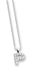 Orphelia Alphabet Letter P Hanger met Ketting 42 cm 925 Sterlingzilver Zirkonia