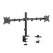 LogiLink Monitorhouder van aluminium voor 2 monitoren (17-32"), armlengte: 376 mm elk