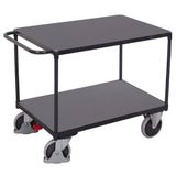 Variofit Gereedschapswagen met 2 houten plateaus - Belasting 400 tot 500 kg