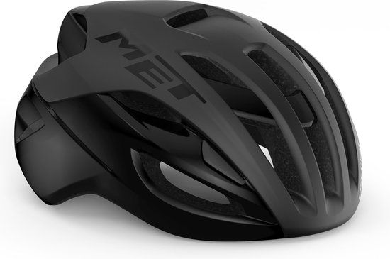 MET Rivale MIPS Fietshelm - Black Matt Glossy - Maat M - Racefietshelm - Unisex