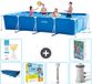 Intex Rechthoekig Frame Zwembad - 450 x 220 x 84 cm - Blauw