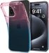Spigen Liquid Crystal iPhone 15 Pro Hoesje Back Cover Blauw Roze