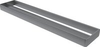 Generiek Haceka Aline Dubbele Handdoekhouder Grijs Aluminium 60cm