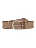 Vanzetti Leren Riem 40mm Leather Belt W90 Taupe Bruine