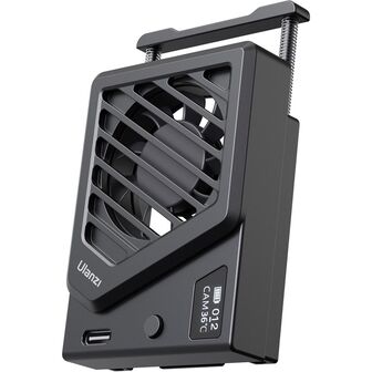 Ulanzi CA25 Camera Cooling Fan V2 - Black (Clamp)