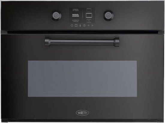 Boretti MLBS45ZW Bakoven + Stoom - 45cm, 18 functies, 40L, Zwart