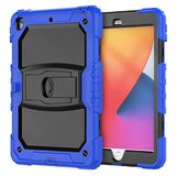 iPad Apple iPad 10.2 2019/iPad 8 10.2 2020 met ondersteuning, duurzaam, hybride, schokkend, resistent, siliconen beschermhoes voor drie lagen tablets voor kinderen (roze)