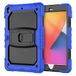 iPad Apple iPad 10.2 2019/iPad 8 10.2 2020 met ondersteuning, duurzaam, hybride, schokkend, resistent, siliconen beschermhoes voor drie lagen tablets voor kinderen (roze)