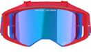 Alpinestars Supertech Corp Lunettes de cross – Rouge / Bleu – Verre miroir bleu