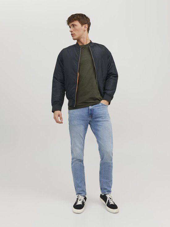 JACK & JONES JJEORGANIC BASIC TEE SS O-NECK NOOS Heren T-shirt - Olive Night - XL