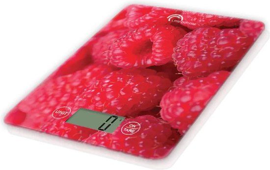 Little Balance Slim Raspberry Rood Keukenweegschaal