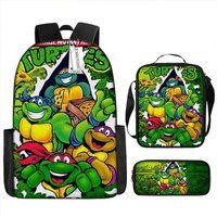 Rugzak SZSMART MODEL Teenage de Mutant Ninja Turtles Driedelige Set