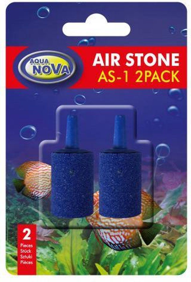 Aquanova - Aquarium beluchting - Luchtsteen 15x25 mm - 2 stk