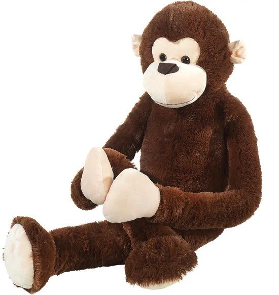 Heunec 331471 Misanimo aap slinger 100 cm, bruin