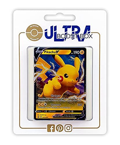 my-booster Pikachu V SWSH061 Ultraboost X Epée et Bouclier 4,5 Destinées Radieuses - Box met 10 Franse Pokémonkaarten